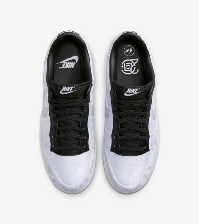 Dunk Low X Clot X Fragment Design Black And White Fn